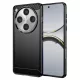 Techsuit - Carbon szilikon tok - Oppo Find X8 Pro - Fekete