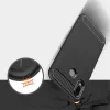 Techsuit - Carbon szilikon tok - Huawei P20 lite - Fekete