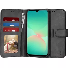   Techsuit - Diary Book kinyitható tok - Samsung Galaxy A26 5G - Fekete