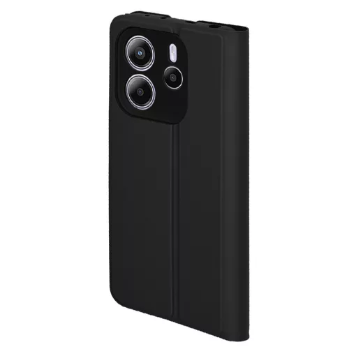 Techsuit - Magskin Book - Xiaomi Redmi Note 14 4G (Regional) - Black