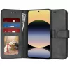 Techsuit - Diary Book kinyitható tok - Xiaomi Redmi Note 14 4G (Regional) - Fekete