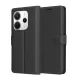 Techsuit - Leather Folio - Xiaomi Redmi Note 14 4G (Regional) - Black