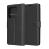 Techsuit - Leather Folio - Xiaomi Redmi Note 14 4G (Regional) - Black