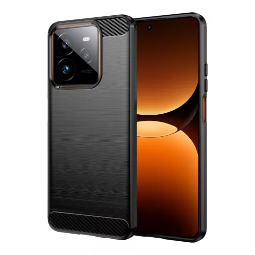Techsuit - Carbon szilikon tok - Realme GT 7 Pro - Fekete