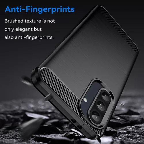 Techsuit - Carbon szilikon tok - Realme GT 7 Pro - Fekete