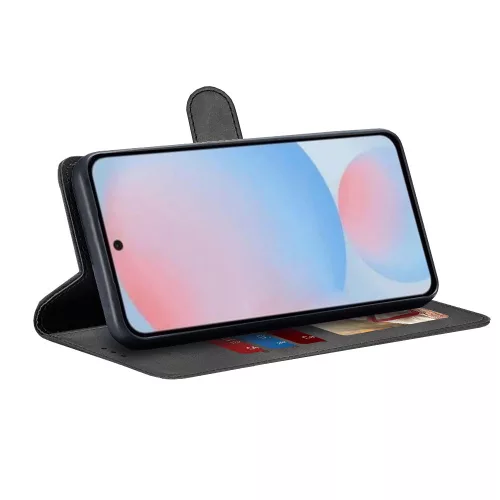 Techsuit - Diary Book kinyitható tok - Samsung Galaxy A56 5G - Fekete