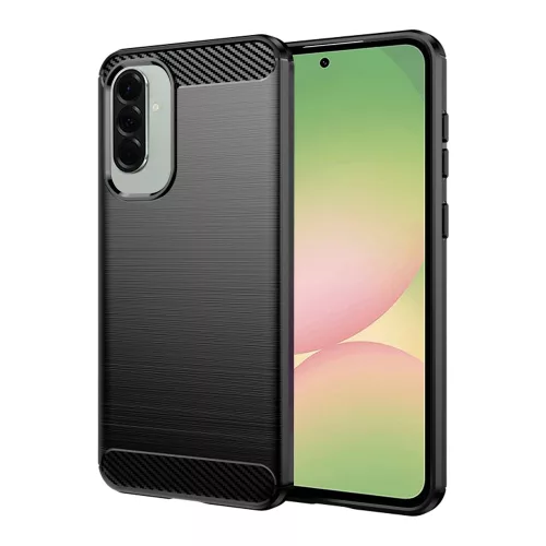 Techsuit - Carbon szilikon tok - Samsung Galaxy A56 5G - Fekete