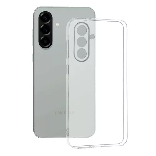 Techsuit - Clear Silicone - Samsung Galaxy A56 5G - Átlátszó tok
