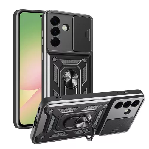Techsuit - CamShield ütésálló tok - Samsung Galaxy A56 5G - Fekete