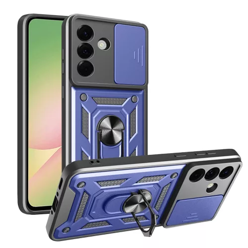 Techsuit - CamShield ütésálló tok - Samsung Galaxy A56 5G - Kék