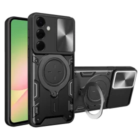   Techsuit - CamGuard Pro ütésálló tok - Samsung Galaxy A56 5G - Fekete