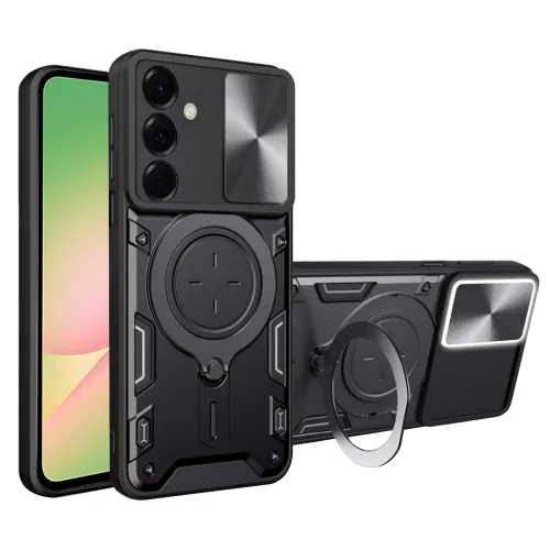 Techsuit - CamGuard Pro ütésálló tok - Samsung Galaxy A56 5G - Fekete