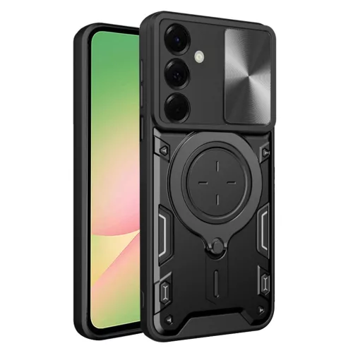 Techsuit - CamGuard Pro tok - Samsung Galaxy A56 5G - Fekete