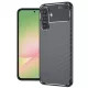 Techsuit - CarbonFiber szilikon tok - Samsung Galaxy A56 5G - Fekete