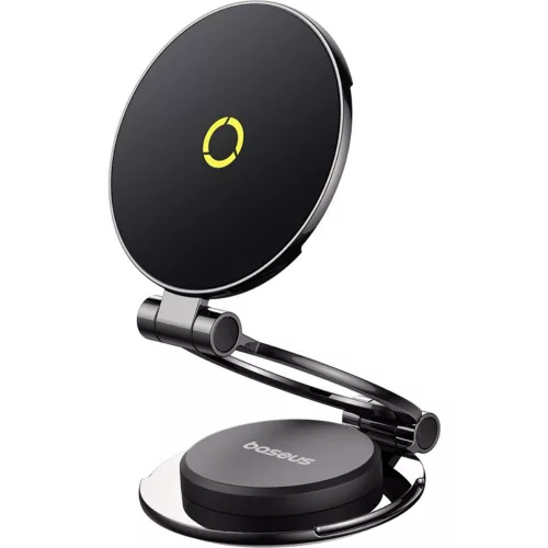 Baseus - Autós tartó MagPro Series II (C40172900121-00) - Műszerfalra, Mágneses Car Mount, 360°, Összehajtható - Cosmic Black