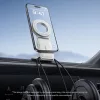 Baseus - Autós tartó PrimeTrip Series C02 (C40169002213-00) - PU Leather, 360°, 25N, Versatile Mounting Option - Moon White