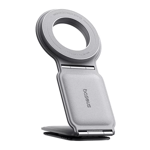 Baseus - Autós tartó PrimeTrip Series C02 (C40169002833-00) - PU Leather, 360°, 25N, Versatile Mounting Option - Frosted Grey