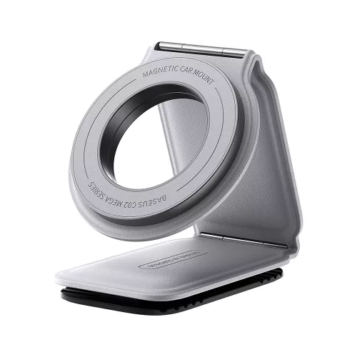 Baseus - Autós tartó PrimeTrip Series C02 (C40169002833-00) - PU Leather, 360°, 25N, Versatile Mounting Option - Frosted Grey