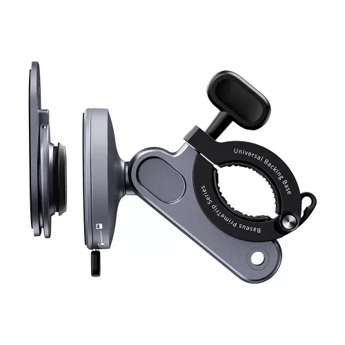 Baseus - Biciklis tartó PrimeTrip Series (C40569001121-00) - 2in1, Bike Mount, Ring Stand, Patented Snap-On - Cosmic Black