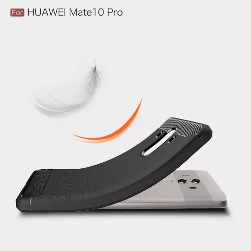 Techsuit - Carbon szilikon tok - Huawei Mate 10 Pro - Fekete