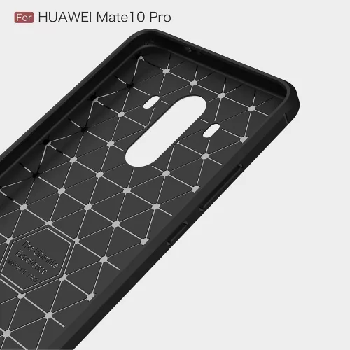 Techsuit - Carbon szilikon tok - Huawei Mate 10 Pro - Fekete