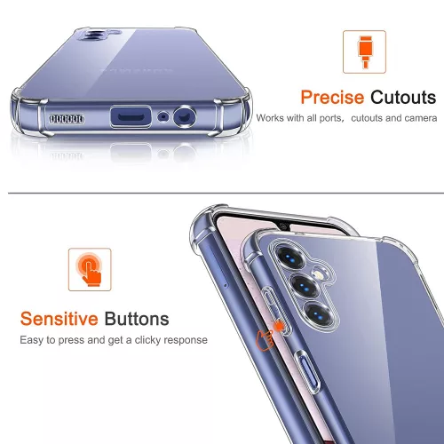 Techsuit - Shockproof Átlátszó Ütésálló Szilikon tok - Samsung Galaxy S10 Plus - Átlátszó