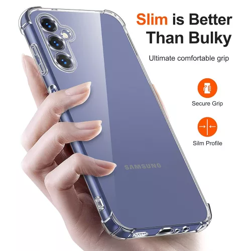 Techsuit - Shockproof Átlátszó Ütésálló Szilikon tok - Samsung Galaxy S10 Plus - Átlátszó