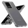 Techsuit - Shockproof Átlátszó Ütésálló Szilikon tok - Samsung Galaxy S20 Ultra 4G / S20 Ultra 5G - Átlátszó
