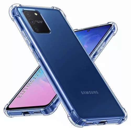Techsuit - Shockproof Átlátszó Ütésálló Szilikon tok - Samsung Galaxy S10 Lite - Átlátszó