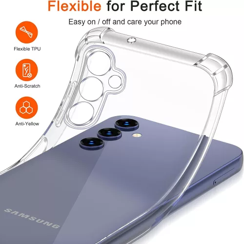 Techsuit - Shockproof Átlátszó Ütésálló Szilikon tok - Samsung Galaxy S10 Lite - Átlátszó