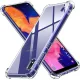 Techsuit - Shockproof Átlátszó Ütésálló Szilikon tok - Samsung Galaxy A10 - Átlátszó