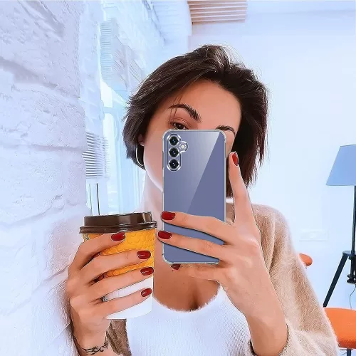 Techsuit - Shockproof Átlátszó Ütésálló Szilikon tok - Samsung Galaxy A10 - Átlátszó
