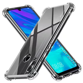   Techsuit - Shockproof Átlátszó Ütésálló Szilikon tok - Huawei P Smart 2019 - Átlátszó