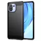 Techsuit - Carbon szilikon tok - Xiaomi Mi 11 Lite 4G / Mi 11 Lite 5G / 11 Lite 5G NE - Fekete
