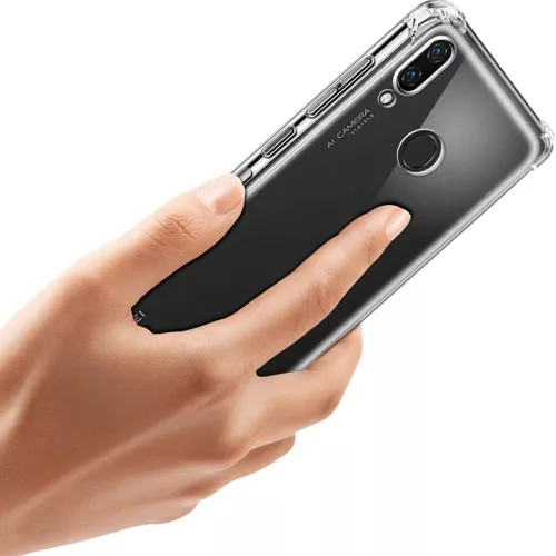 Techsuit - Shockproof Átlátszó Ütésálló Szilikon tok - Huawei Mate 20 Pro - Átlátszó