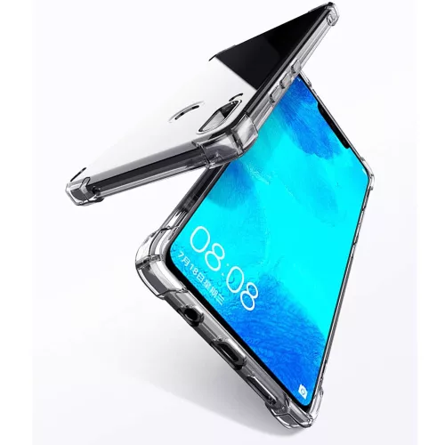 Techsuit - Shockproof Átlátszó Ütésálló Szilikon tok - Huawei Mate 20 Pro - Átlátszó