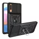 Techsuit - CamShield ütésálló tok - Samsung Galaxy A30s / A50 / A50s - Fekete
