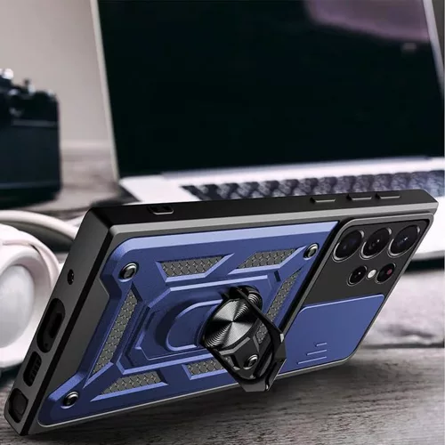 Techsuit - CamShield ütésálló tok - Samsung Galaxy Note 20 4G / Note 20 5G - Fekete