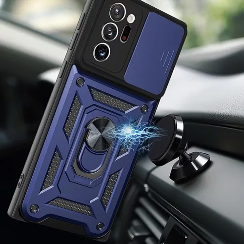 Techsuit - CamShield ütésálló tok - Samsung Galaxy Note 20 4G / Note 20 5G - Fekete