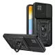 Techsuit - CamShield ütésálló tok - Xiaomi Redmi 9C / Redmi 9C NFC - Fekete