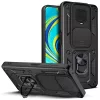 Techsuit - CamShield ütésálló tok - Xiaomi Redmi Note 9S / Note 9 Pro / Note 9 Pro Max - Fekete