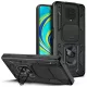 Techsuit - CamShield ütésálló tok - Xiaomi Redmi Note 9S / Note 9 Pro / Note 9 Pro Max - Fekete