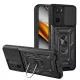 Techsuit - CamShield ütésálló tok - Xiaomi Mi 11i / Poco F3 - Fekete