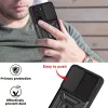 Techsuit - CamShield ütésálló tok - Xiaomi Mi 11i / Poco F3 - Fekete