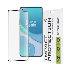   Techsuit - 111D Full Cover / Full Glue üvegfólia - OnePlus 8T - Fekete széllel