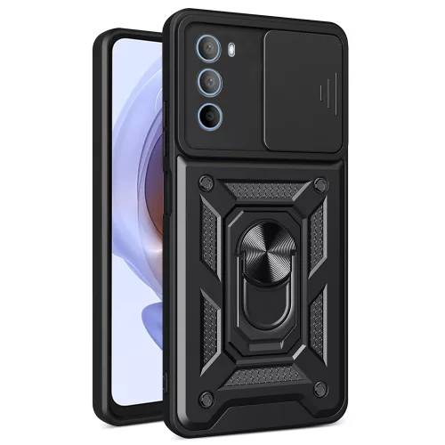 Techsuit - CamShield ütésálló tok - Motorola Moto G31 / Moto G41 - Fekete