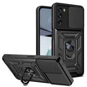   Techsuit - CamShield ütésálló tok - Motorola Moto G62 5G - Fekete