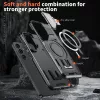 Techsuit - Camvault MagSafe ütésálló tok - Samsung Galaxy S25 Plus - Fekete