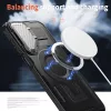Techsuit - Camvault MagSafe ütésálló tok - Samsung Galaxy A15 4G / A15 5G - Fekete