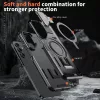 Techsuit - Camvault MagSafe ütésálló tok - Samsung Galaxy A15 4G / A15 5G - Fekete